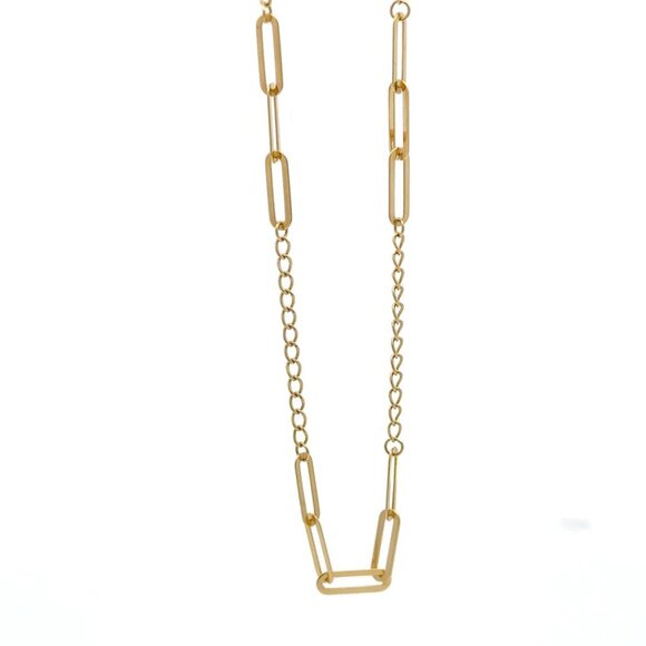 18K Gold Bracelet Paperclip Cable Link Size 6 inches plus 1.5 inches Extension - Picture 8 of 14